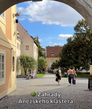 Zahrady Anežského kláštera Praha